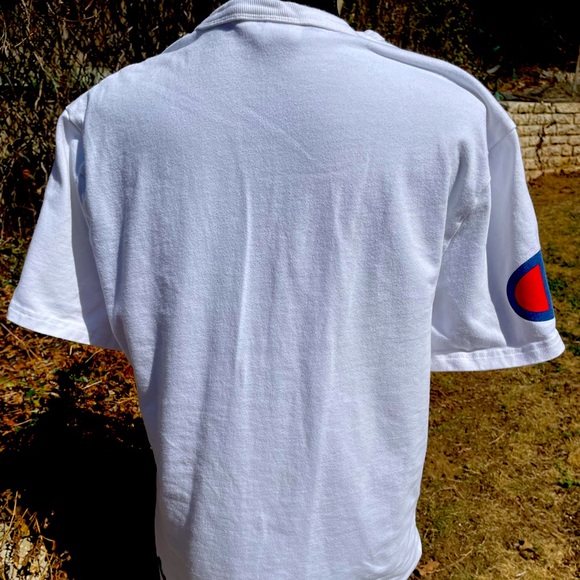 Champion, white, short sleeve, Shirt, size M - Picture 2 of 2